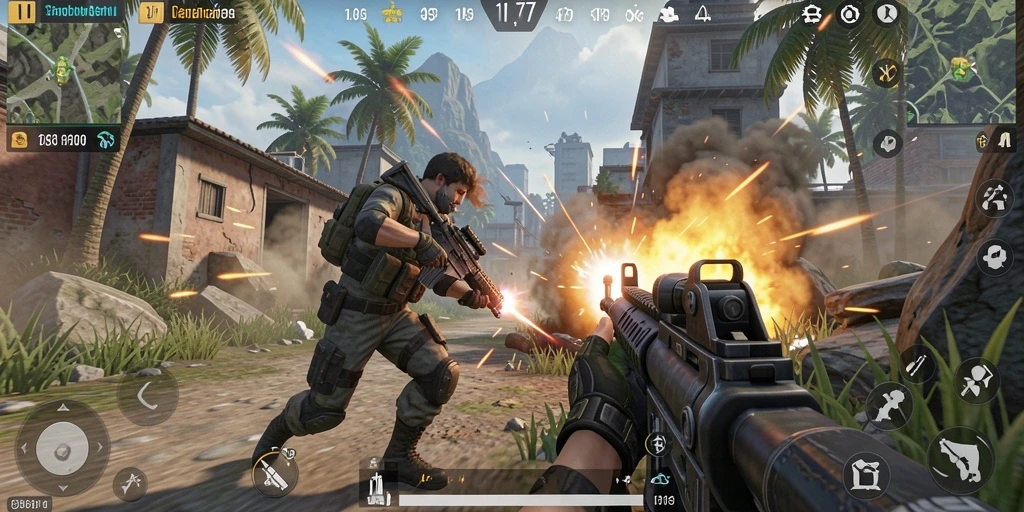 Gameplay TPS mendebarkan di API77