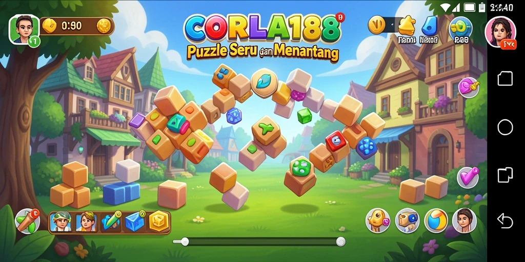 Tampilan gameplay <strong>CORLA188</strong> dengan teka-teki yang menarik.
