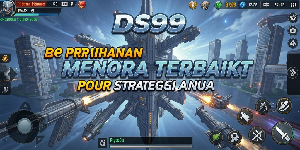 Gameplay DS99 yang mendebarkan dalam pertahanan menara.