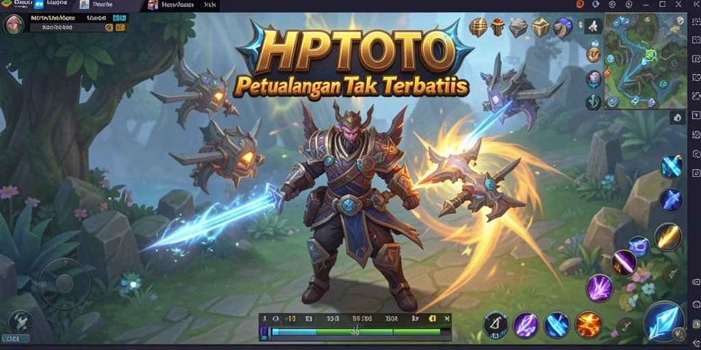 Tampilan gameplay HPTOTO yang menakjubkan dalam dunia MMORPG.