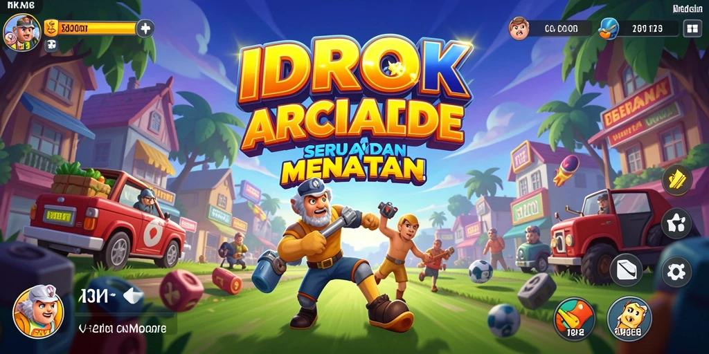 Tampilan gameplay seru dan menantang dari IDROK dalam aksi.
