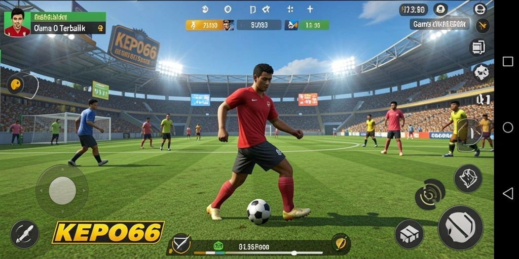 Menampilkan aksi seru dalam permainan olahraga di KEPO66.