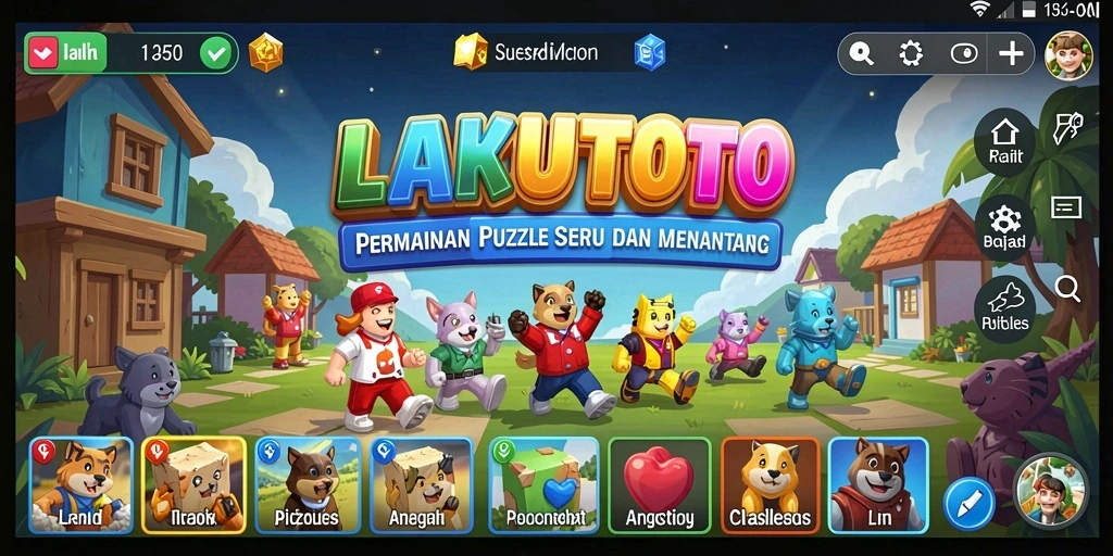 Tampilan gameplay LAKUTOTO yang menarik dan penuh tantangan.