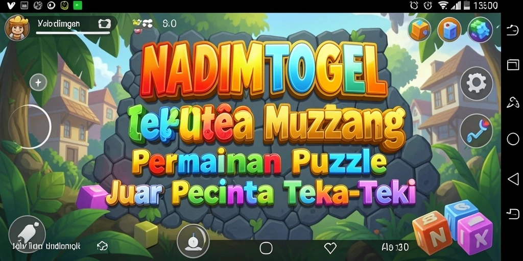 Screenshot NADIMTOGEL menampilkan gameplay menarik dari tantangan Puzzle.