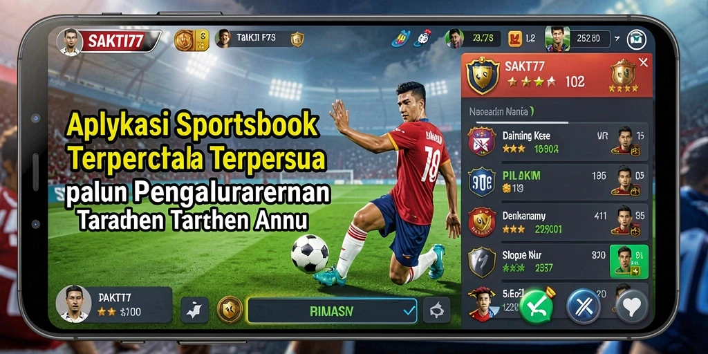 Tampilan gameplay SAKTI77 dengan interface taruhan olahraga yang menarik.